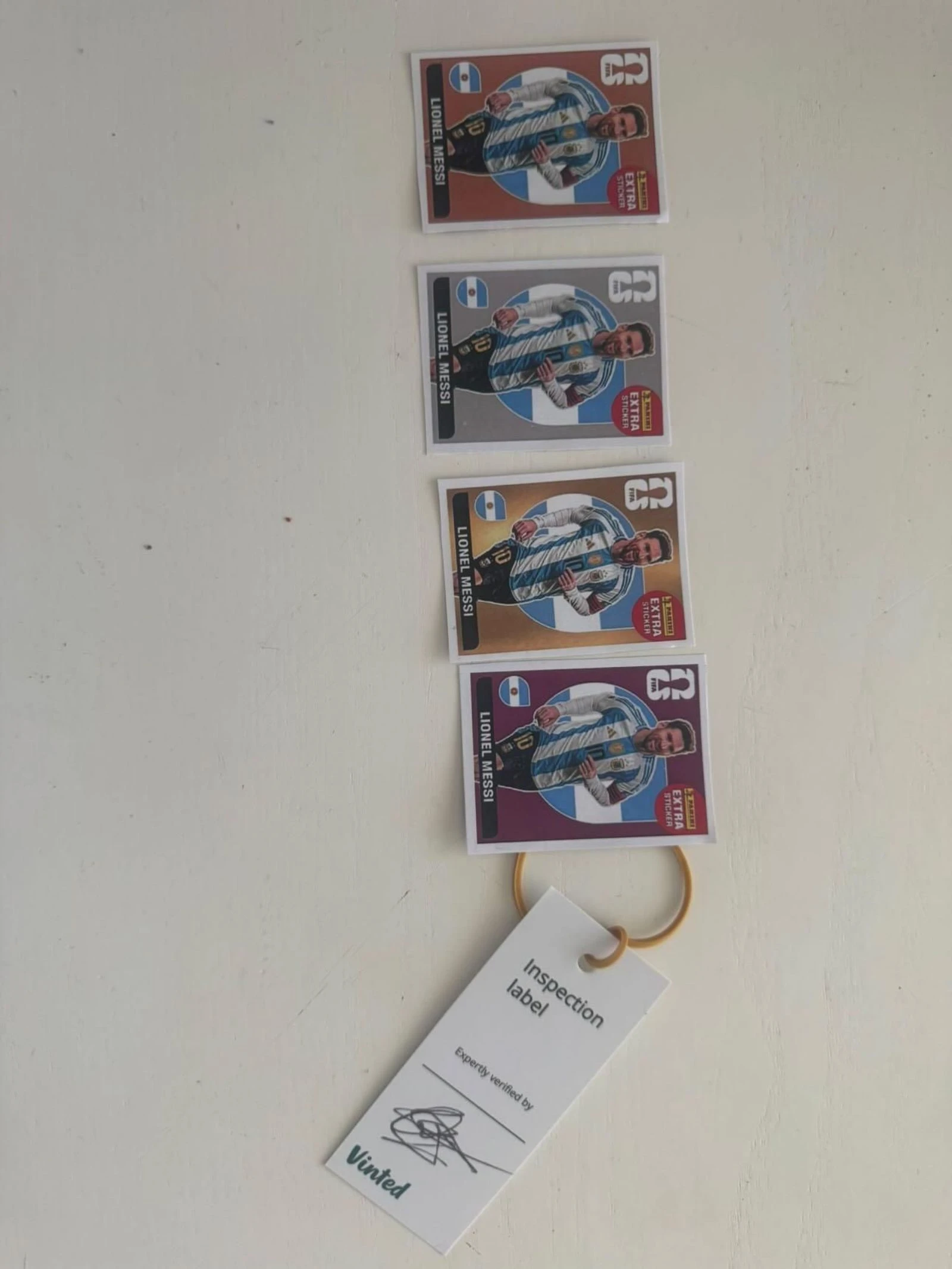 Messi stickers panini